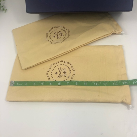 Opp FRANCE Empty Shoe Box With Dust Bags AUTHENTIC - Picture 11 of 12